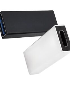 Adaptateur USB USB c femelle vers USB 3.1, 5 Gbit/s, vue de trois quarts