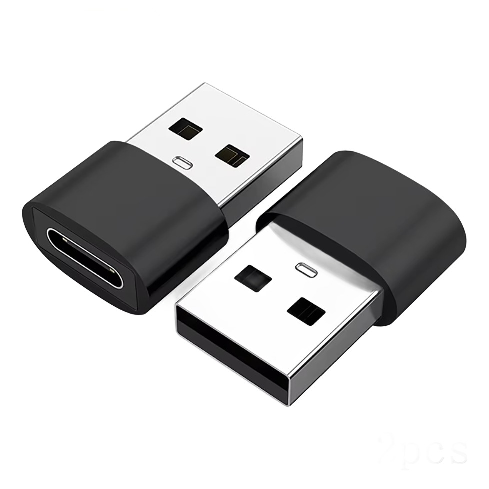 Adaptateur USB USB C femelle vers USB A mâle, lot de deux Adaptateur USB USB C femelle vers USB A mâle, lot de deux, vue principale