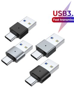 Adaptateur USB USB C mâle mâle, puce intégrée en USB 3.0, vue principale