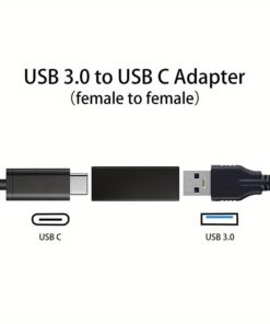 Adaptateur USB USB c OTG par lot de quinze pieces, vue de trois quarts