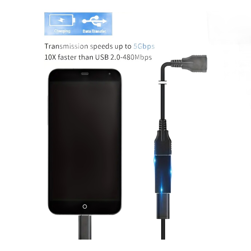 Adaptateur USB USB c OTG par lot de quinze pieces Adaptateur USB USB c OTG par lot de quinze pieces, vue de face