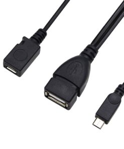 Adaptateur USB USB c OTG pour cle Fire TV Stick, vue de trois quarts