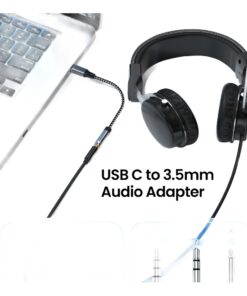 Adaptateur USB USB C vers jack 3,5 mm, puce audio intégrée, vue principale