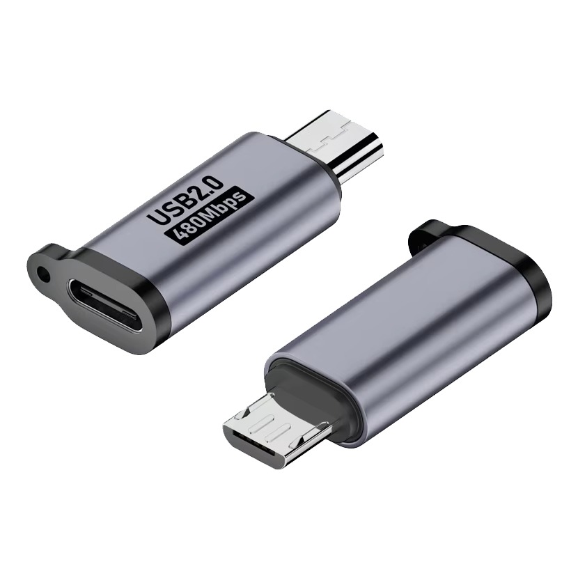 Adaptateur USB USB C vers micro USB, à l'unité ou par lot Adaptateur USB USB C vers micro USB, à l'unité ou par lot, vue principale