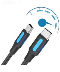 Adaptateur USB USB c vers mini USB pour photo, vue de face