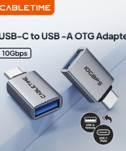 Adaptateur USB vers Type-C 10 Gbit/s avec fonction OTG, vue principale