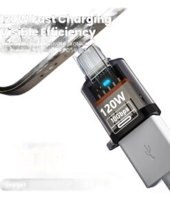 Adaptateur USB vers USB C, deux sens de raccordement, vue de face