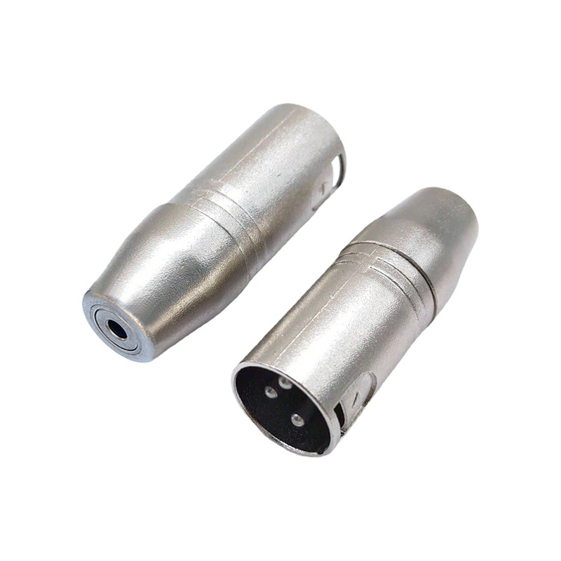 Adaptateur XLR jack 3,5 mm femelle vers XLR mâle trois broches Adaptateur XLR jack 3,5 mm femelle vers XLR mâle trois broches, vue principale