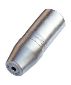 Adaptateur XLR jack 3,5 mm femelle vers XLR mâle trois broches, vue arriere