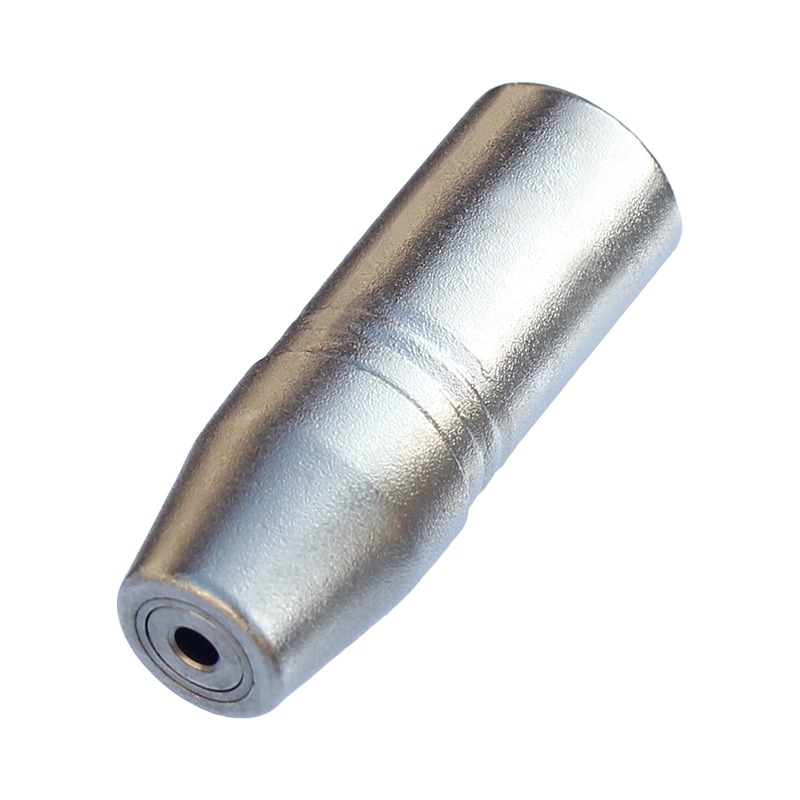 Adaptateur XLR jack 3,5 mm femelle vers XLR mâle trois broches Adaptateur XLR jack 3,5 mm femelle vers XLR mâle trois broches, vue arriere