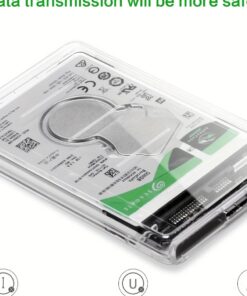 Boîtier adaptateur SSD vers USB-C 2.5 pouces, vue arriere