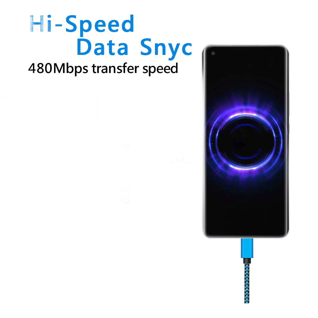 Câble adaptateur USB-C 2,4 A, lots de un à trois Câble adaptateur USB-C 2,4 A, lots de un à trois, vue arriere