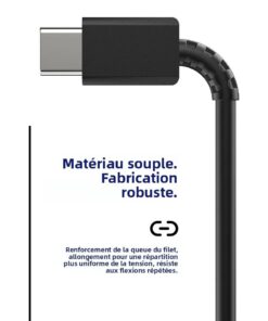 Câble adaptateur USB-C, charge rapide jusqu'à 5 ampères, vue principale