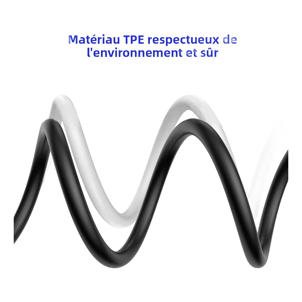 Câble adaptateur USB-C, charge rapide jusqu’à 5 ampères Câble adaptateur USB-C, charge rapide jusqu'à 5 ampères, vue de trois quarts