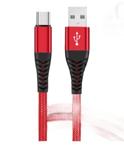 Câble adaptateur USB-C vers USB-A, tresse en nylon, vue principale