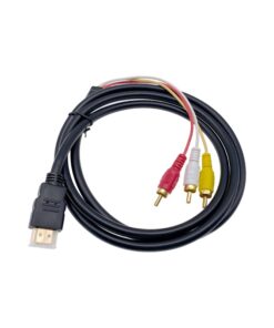 Câble HDMI vers 3 RCA pour décodeur, 1,5 m, detail