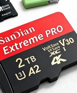 Carte Micro SD Classe 10 V30 avec Adaptateur USB, vue principale