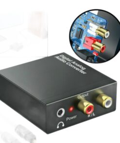 Convertisseur optique RCA et coaxial avec sortie casque 3,5 mm, vue principale