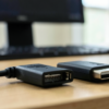 DisplayPort ou HDMI : deux câbles et leurs prises côte à côte