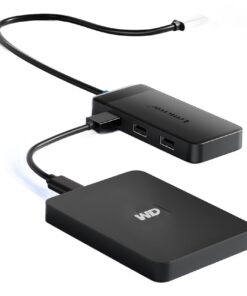 Hub USB C double HDMI 4K avec charge 100 W et ports USB 3.0, vue principale