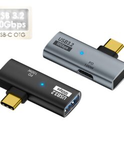 Hub USB C en aluminium 10 Gbit avec charge 100 W, vue principale