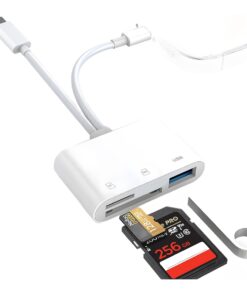 Hub USB c lecteur de cartes 5 en 1, SD, microSD et CF, vue principale