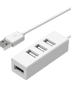 Hub USB C mini a quatre ports pour souris et clavier, vue principale