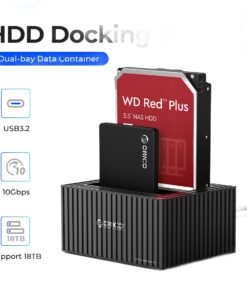 Hub USB c station d'accueil pour disque dur 3,5 et 2,5 pouces, vue principale