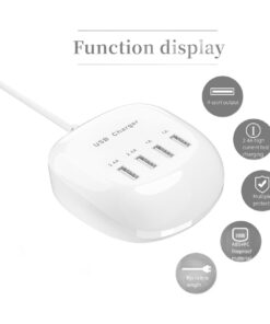 Hub USB C station de charge multi ports 50 W, vue de face