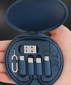 Kit adaptateur USB-C multi-fonctions 60W, vue de trois quarts