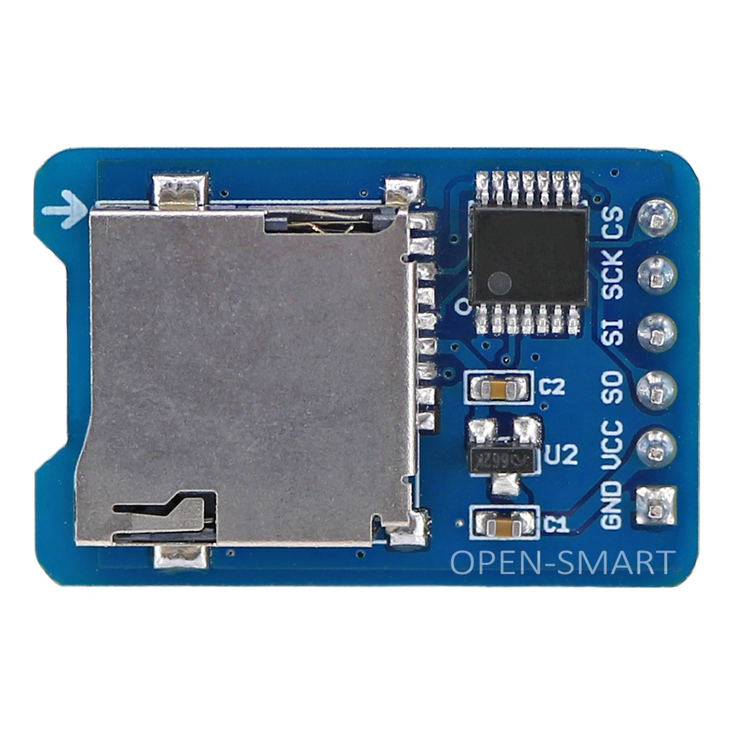 Module adaptateur carte sd micro en interface SPI Module adaptateur carte sd micro en interface SPI, vue principale