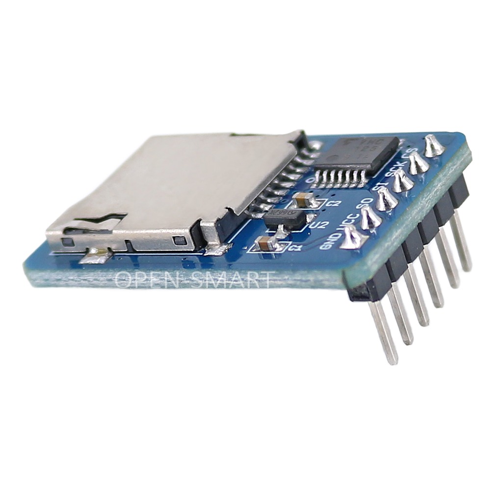 Module adaptateur carte sd micro en interface SPI Module adaptateur carte sd micro en interface SPI, vue de face