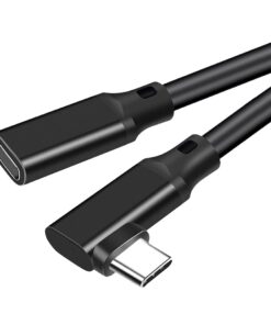 Rallonge adaptateur USB-C coudee en 10 Gbit par seconde, vue principale