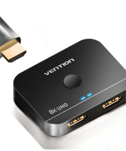 Splitter HDMI 2.1 bidirectionnel 8K a 60 Hz deux voies, vue principale