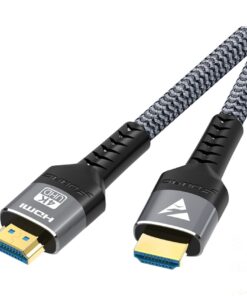 Splitter HDMI 2.1 en cable 8K de 1 a 3 metres, vue de trois quarts