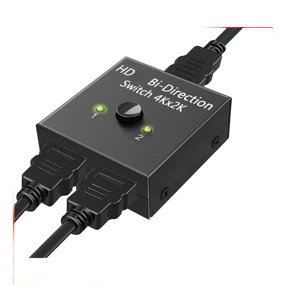 Splitter HDMI bidirectionnel, 2 entrées vers 1 sortie Splitter HDMI bidirectionnel, 2 entrées vers 1 sortie, vue principale