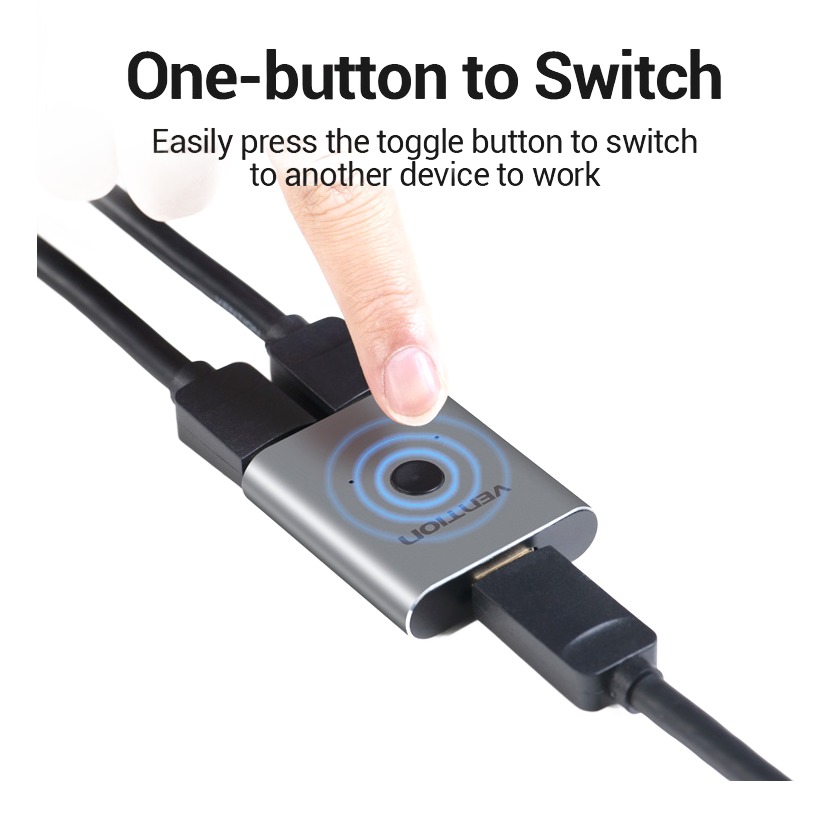 Splitter HDMI bidirectionnel 4K a deux ports Splitter HDMI bidirectionnel 4K a deux ports, vue principale