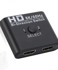 Splitter HDMI bidirectionnel 8K, deux ports, sans alimentation, vue principale