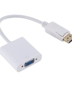 Adaptateur DisplayPort VGA 1080p, fiche DP mâle vers VGA femelle, detail