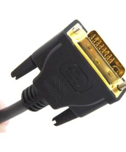 Adaptateur DVI vers VGA en câble court de 30 cm, fiche DVI-I 24+5, vue arriere