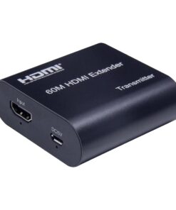 Adaptateur Ethernet HDMI en émetteur et récepteur, 1080p sur 60 m, vue de trois quarts