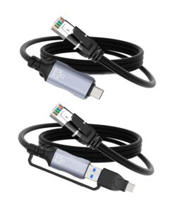 Adaptateur Ethernet MacBook Air en câble USB-C vers RJ45 de 1,8 m, vue principale