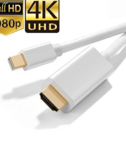 Adaptateur HDMI Mini DisplayPort en câble de 1,8 m, 4K à 30 Hz, vue principale