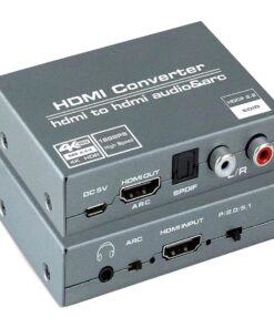Adaptateur HDMI optique 4K 60 Hz avec ARC, sorties TOSLINK, RCA et jack, vue principale