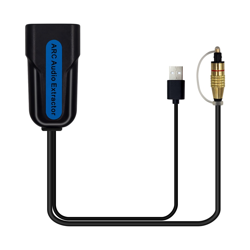 Adaptateur HDMI optique ARC pour barre de son et téléviseur Adaptateur HDMI optique ARC pour barre de son et téléviseur, vue principale