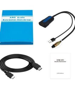 Adaptateur HDMI optique ARC pour barre de son et téléviseur, vue arriere