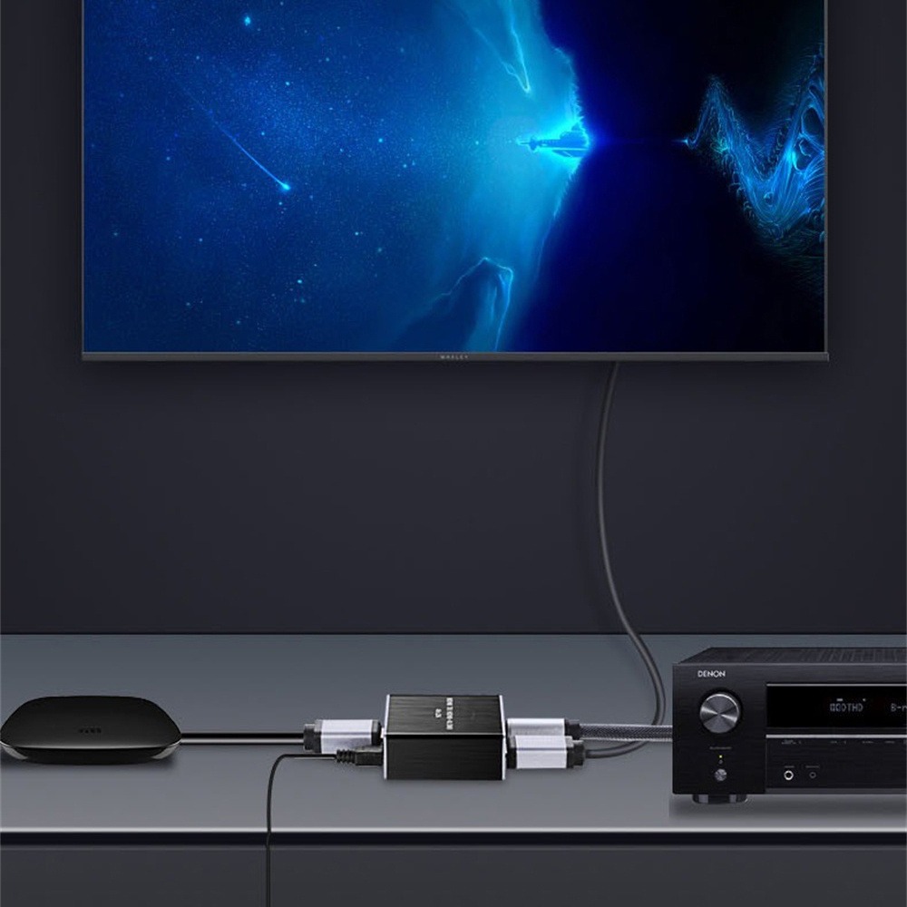Adaptateur HDMI optique, extracteur audio 4K vers TOSLINK et jack Adaptateur HDMI optique, extracteur audio 4K vers TOSLINK et jack, detail