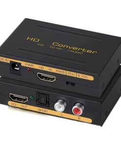 Adaptateur HDMI optique, sortie jack ou RCA et sélecteur 5.1, vue principale