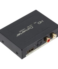 Adaptateur HDMI optique, sortie jack ou RCA et sélecteur 5.1, vue de face