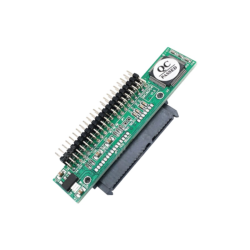 Adaptateur IDE SATA 2,5 pouces à 44 broches pour portable Adaptateur IDE SATA 2,5 pouces à 44 broches pour portable, vue arriere